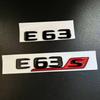 Suitable for ABS Black Auto Letter E63 E63S Logo Logo Sticker Car Luggage Badge Decal Mercedes Benz E63 E63S W213 Accessories