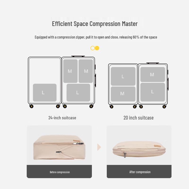 LEVEL8 FOLD GO 4-Piece Travel Organizer Set
