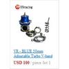 VR - GT II 60MM Adjustable Turbo Wastegate Black- V BAND For 1jzgte / SR20DET / JDM VR5891BK