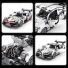Technical Super Racing Car Model Building Blocks Automobile Pull Back DIY MOC Vehicle Bricks Children Construction Toys
