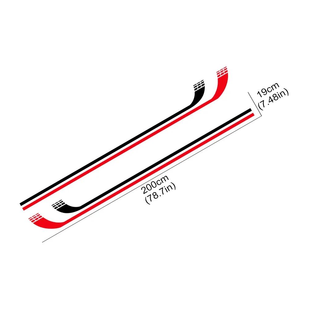 2PCS Car Side Door Stickers Vinyl Decals DIY Auto Exterior Accessories For BMW 1 Series E82 E87 E88 F20 F21 F70 E81 F40 F52