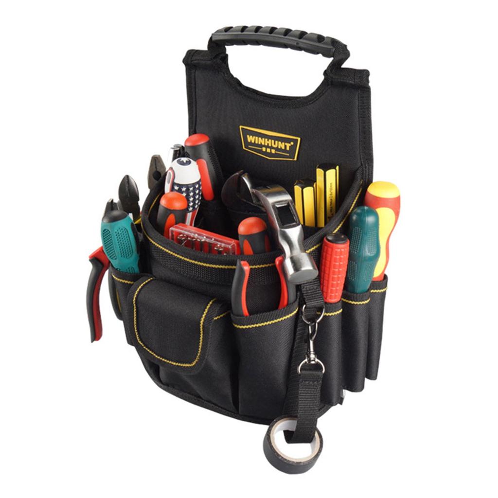 Hardware Tool Storage Belt Bag with Durable & Strong Oxford Cloth Material for All Kinds of Maintenance Work