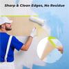 Pre-Taped Masking Paper For Painting, 18 Inchx50 Feet Paint Masking Paper, Tape And Drape Painters Paper, (6 Rolls)