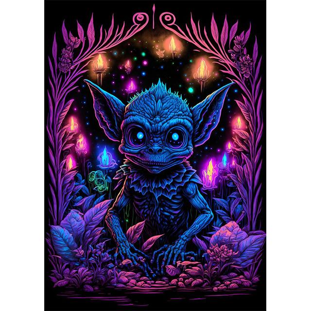 Abstract Cthulhu Mythology Diablo Prints Poster Canvas Painting Modern Wall Art Pictures for Living Room Bedroom Home Decoration