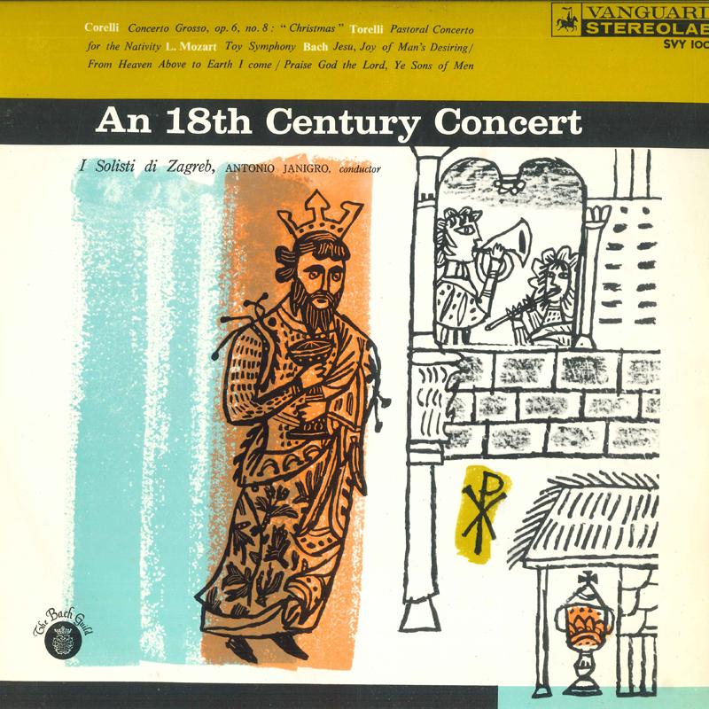 

LP Record ANTONIO JANIGRO, I SOLISTI DI ZAGRE - 18th Century Concert SVY1003 BACH GUILD Japan Classical Used
