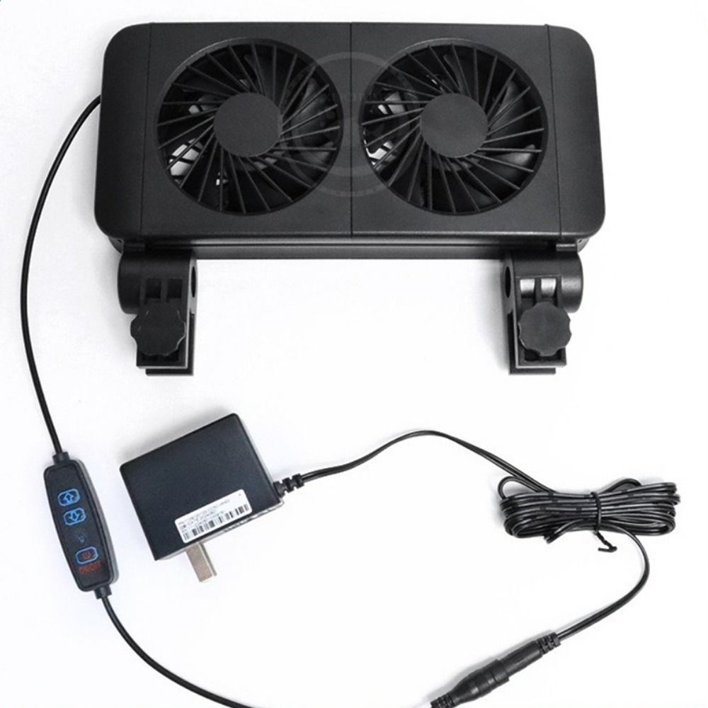 Wall Mounted Heat Dissipation Fan 1/2/3/4/5/6 Heads Fish Tank Cooler Aquarium Wall Fan  Summer