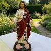 Resin Jesus Christ Collectible Figure Blessed Blessing Jesus Catholic Religious Statue For Christian Prayer Altar Gift Home Deco
