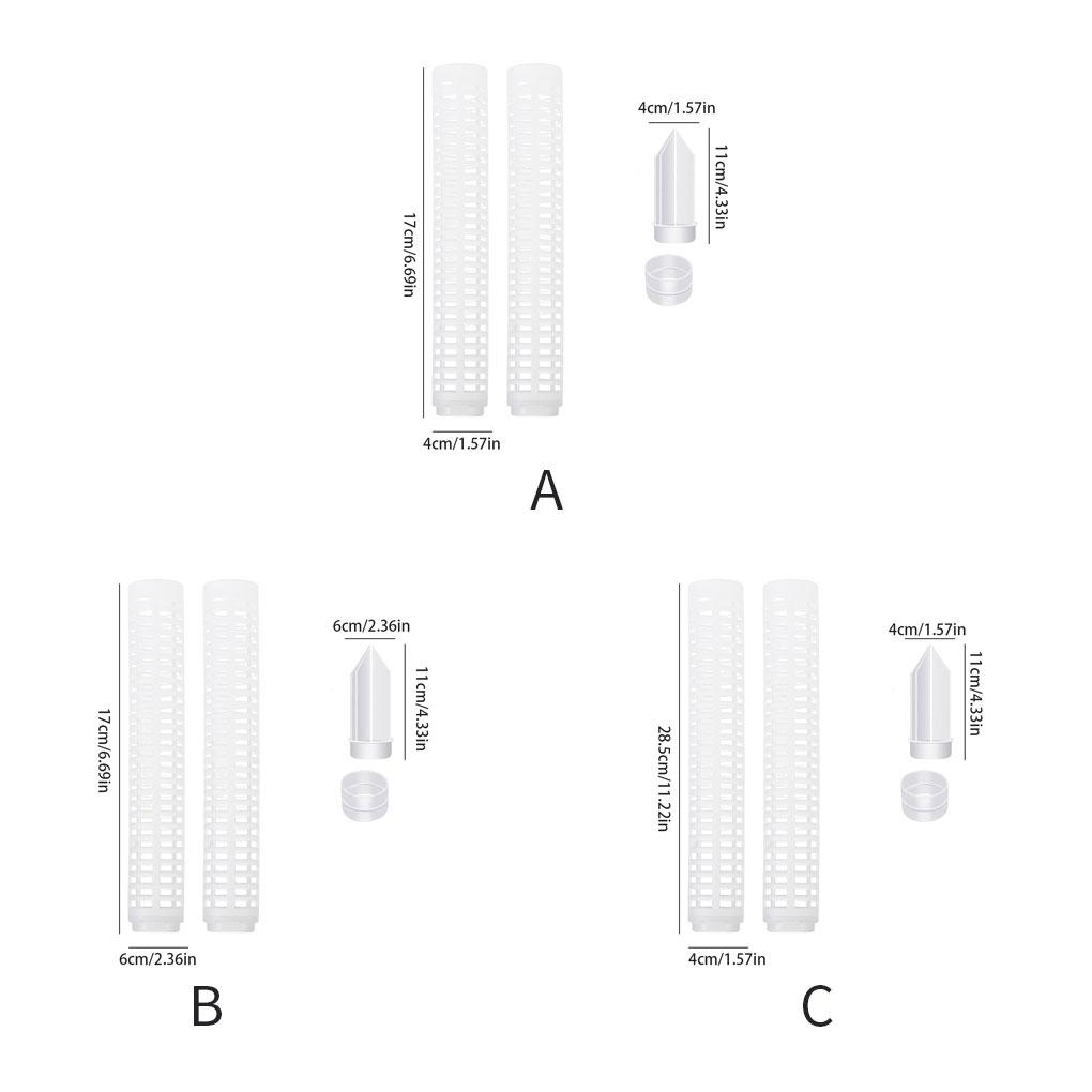 Pack of 2 Climbing Plant Pole Sphagnum Stick Vertical Support Reusable Indoor Outdoor Garden Ground Spike Connection Port