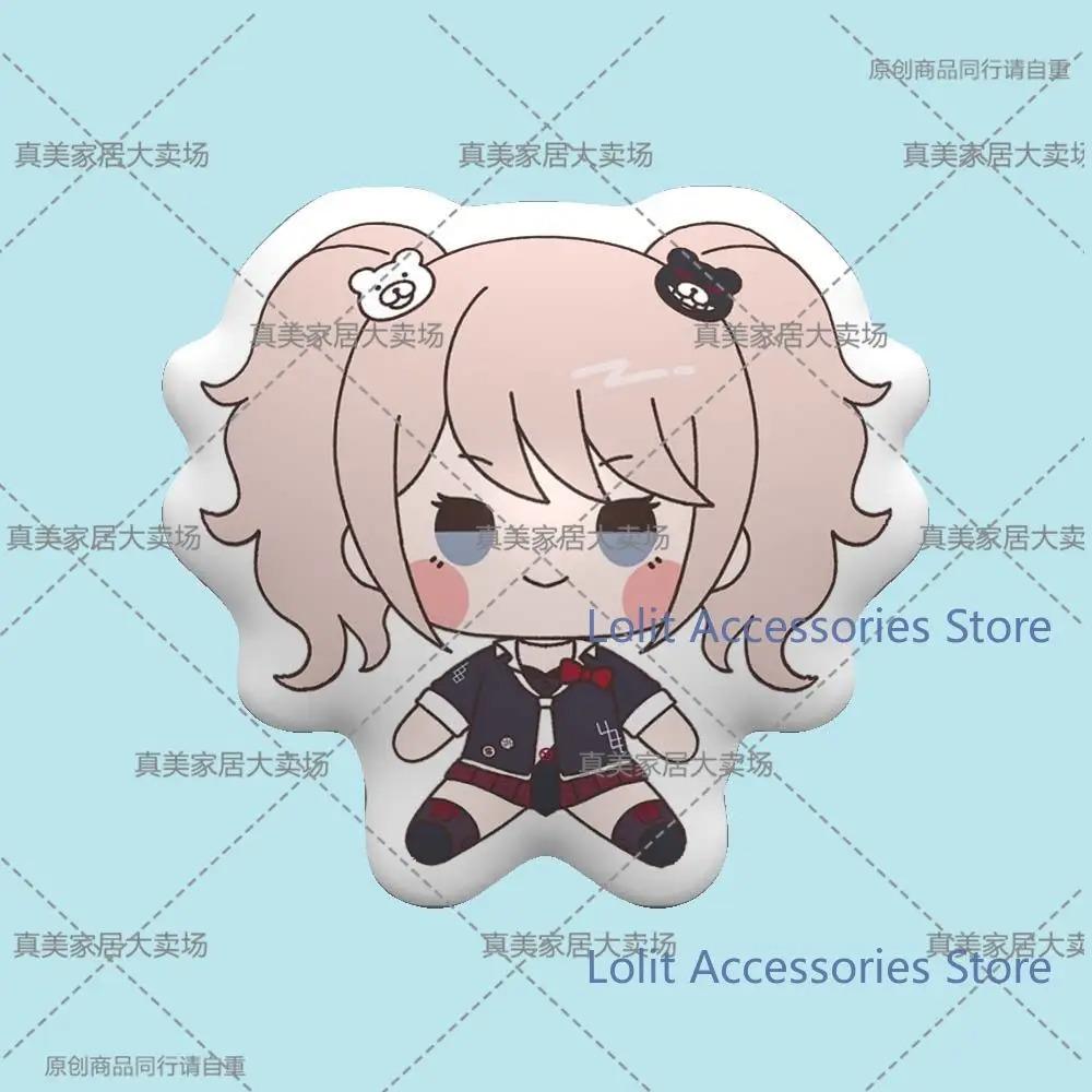 Danganronpa V3 Nanami ChiaKi Kokichi Oma Puppet Short Plush Idol Pillow Sofa Cushions Cosplay Cartoon Cotton Figure Nap Pillows