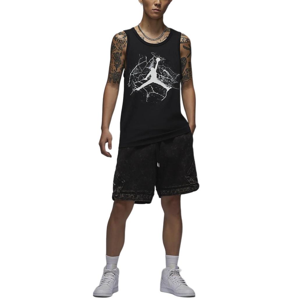 Jordan Soft Comfortable Sleeveless T-Shirt Men Tops Black FZ1942010