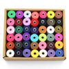 DIY Sewing Thread Set: 42 Colorful Polyester Spools, 1000 Yards Each