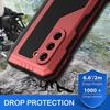 Case for Samsung Z Fold 7 6 5 4 Shockproof Aluminum Metal Cases Anti-Drop Heavy Duty Guard Armor Cover Built-in Screen Protect