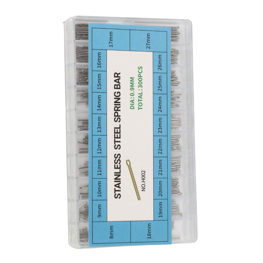 0.9mm Watch Bracelet Split Pins 304 Stainless Steel Watch Parts Assortment 8‑27mm