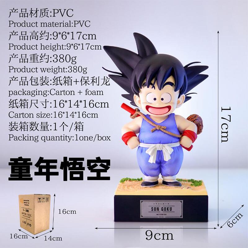 Hot Jt Statue Dragon Ball Z Childhood Series Bulma Lunch Chichi Son Goku Pvc Anime Doll Collection Model Children Toy Xmas Gifts
