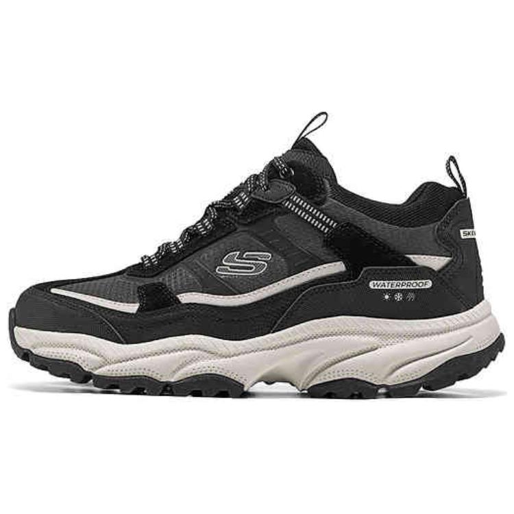 Skechers Outdoor Comfortable Simple Mid-Top Hiking Shoes Men Hiking Shoes Black 237742C-BKTP 39.5