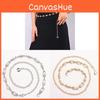Elegant Pearl Waist Chain For Women Men Metallic Body Jewelry Summer Fashion Accessory