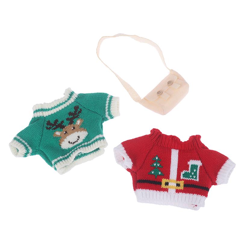 20-30Cm Teddy Bear Doll Duck Christmas Series Sweater Bag Plush Doll Clothes