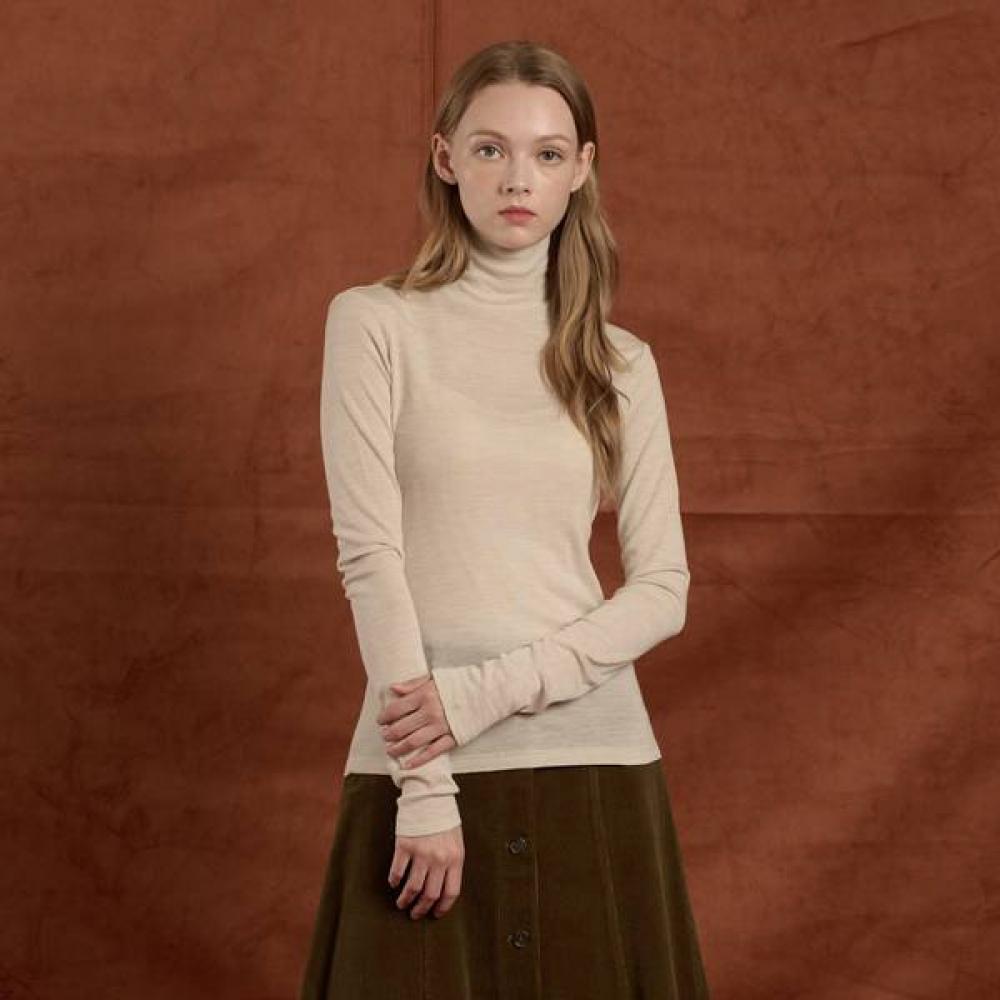 Bcbg Turtleneck Wool Sleeve Jersey B5w9x440 black (99)/77