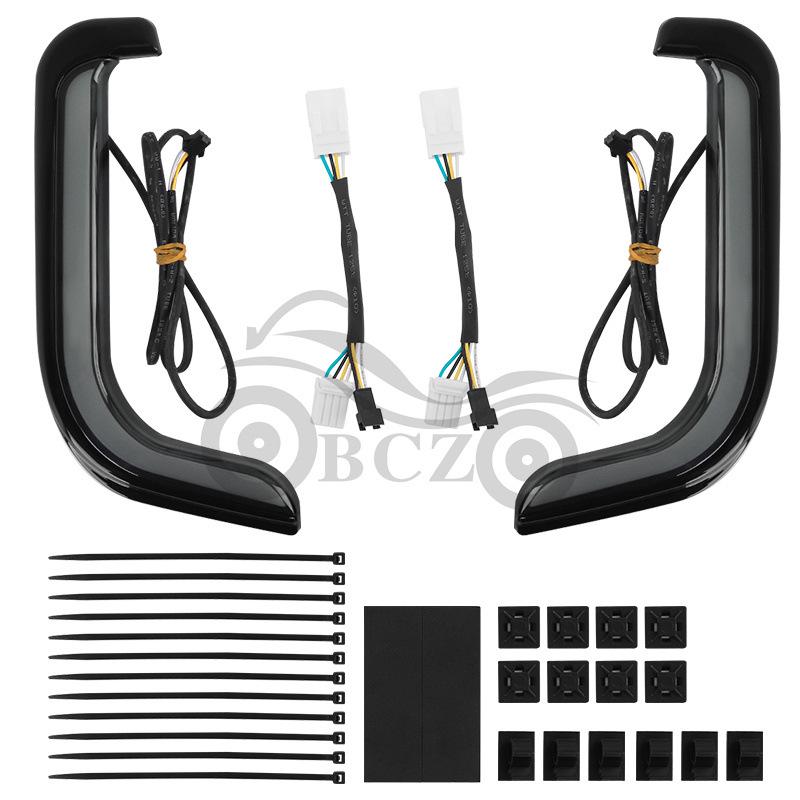 Harley Street Dual Glide Leg Shield Lights for CVO Road King Turn Signals (1996-2013)