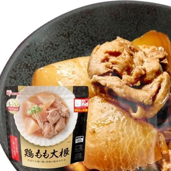 Iris Ohyama Retort Chicken Thigh Daikon 180g Side Dish Food Microwave Ready Up Range De Pa Cook