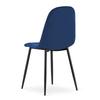 ASTI chair - navy blue velvet x 4