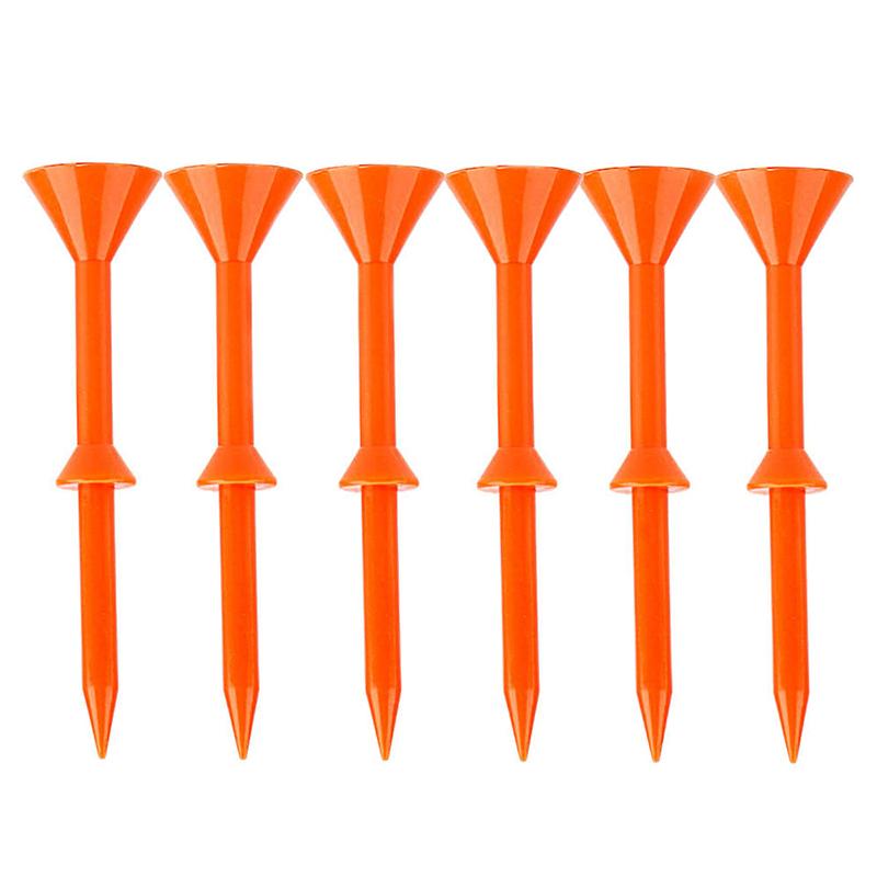 10 Stück 83 mm Golf Nagel Ball Tee Weinglas mit Stütze Kunststoff Golf Reduziert Reibung Seitenspin Tee für Golfübungen