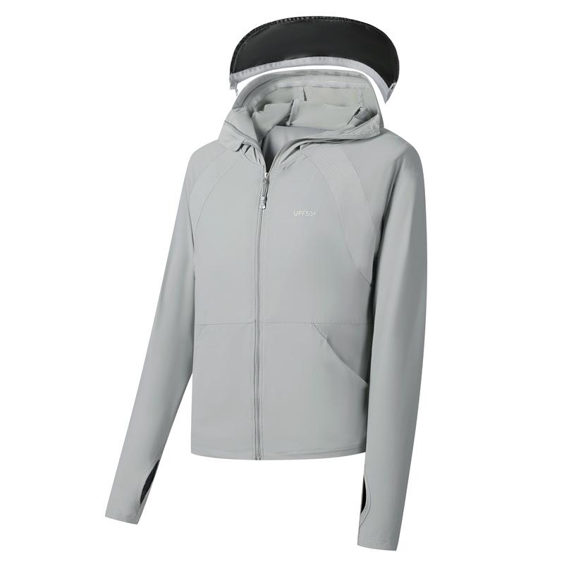 UPF50+Eisseide Sonnenschutz Damen Sommer Originalgarn UV-Schutz Dünn Atmungsaktiv Sonnenschutzmantel