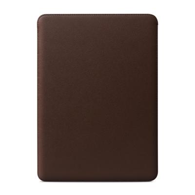 Comfyable Slim Laptop Sleeve for 16-inch MacBook Pro (M4, M3, M2, M1, Pro/Max 2024), Faux Leather, Coffee