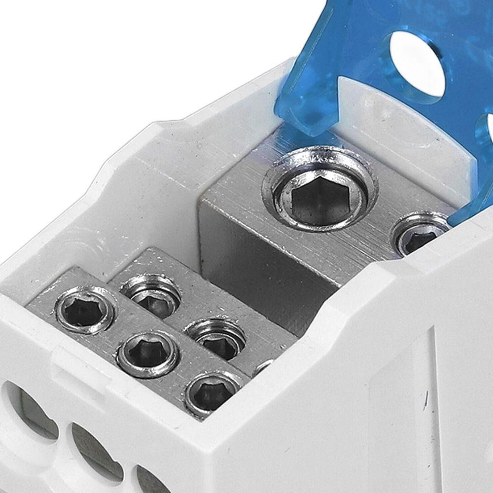 690V DIN Rail Distribution Box 125A Yellow Blue Green Terminal Block Universal Junction Box Various Power Distribution