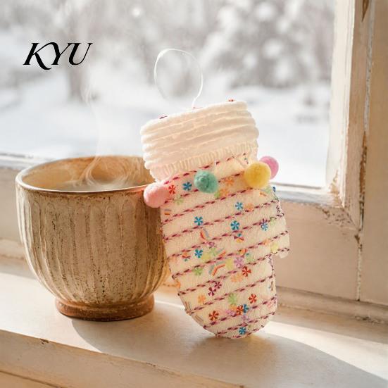 Stocking Stuffer Holiday Gifts Christmas Foam Ornament, Large Candy Cane Lollipop Gingerbread Gift Box Tree Hanging Ornaments Decoration for