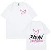 Rauw Alejandro T-shirt 100% Cotton Cartoon Kawaii Print Oversized O-Neck Short Sleeve Men Women Unisex Casual Streetwear Tee Top