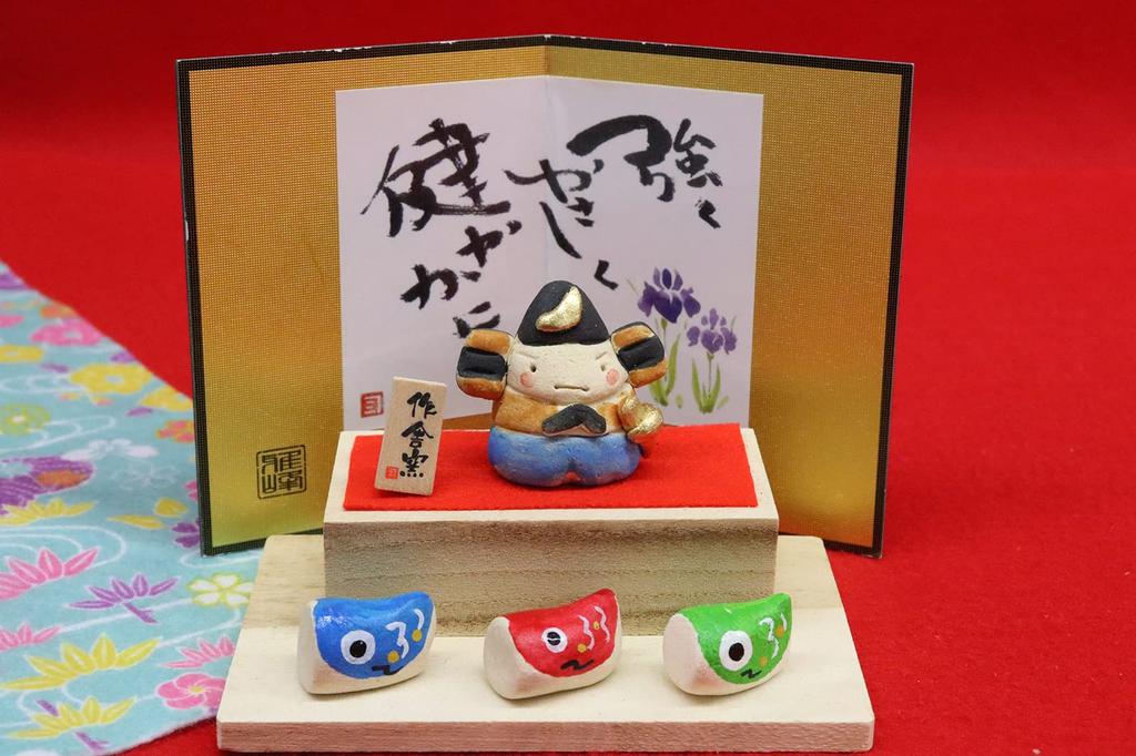 May Made In Day Mameyokan Warrior Ornament [Craftsman House] Doll, Japan, Boys' Doll,