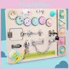 Wooden Lock Picking Busy Board For Toddlers Early Education Learning Toy