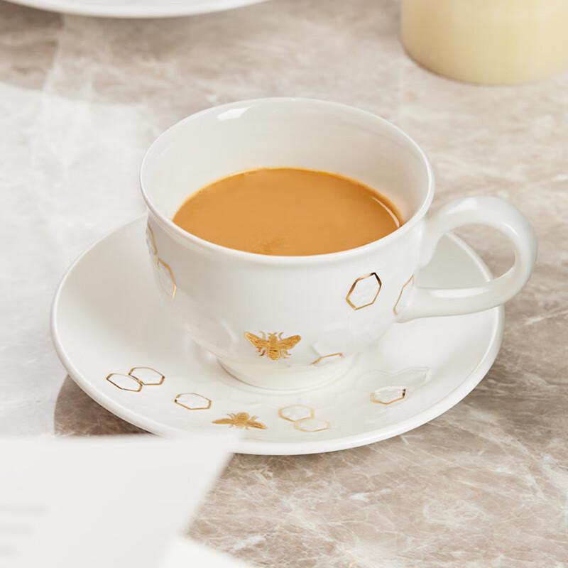 Shine Arts Great Harvest Hand-Painted Gold Ceramic Mug