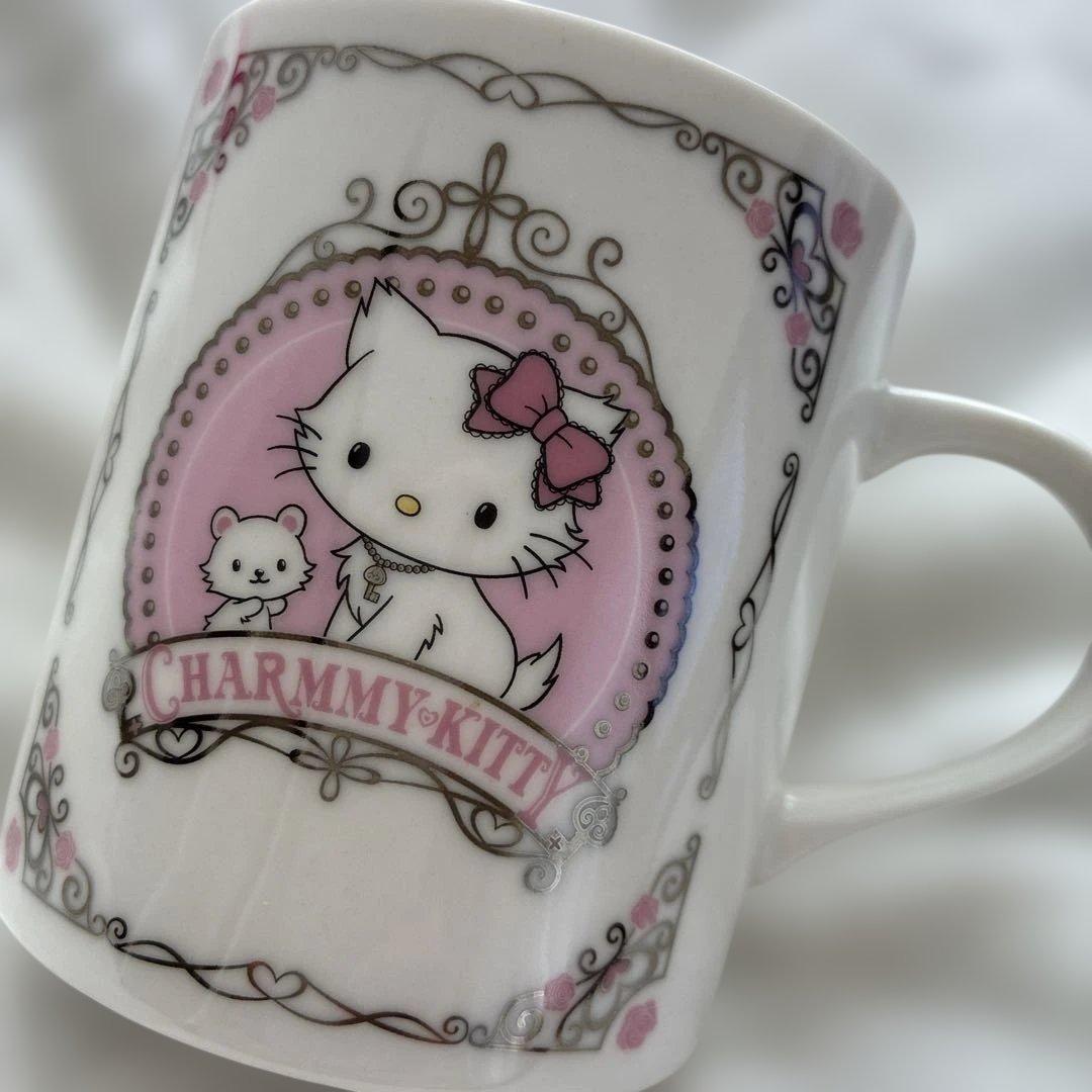 

[USED] Rare Charmy Kitty mug, retro, bonus item, not for sale, rare.