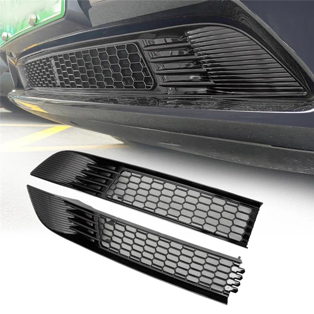 Främre Bumper Huva för Tesla Model 3 Model Y Ventileringsgaller Nät Radiator Skyddsnät Grillpanel för Tesla Grid Tillbehör