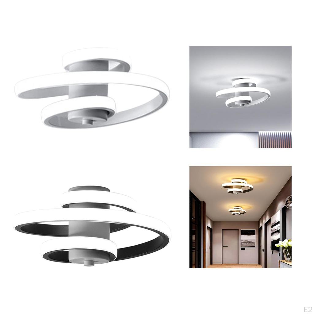 Ceiling Lights Trichromatic Light Fixtures Aluminum Home Lighting for Balcony Cloakroom