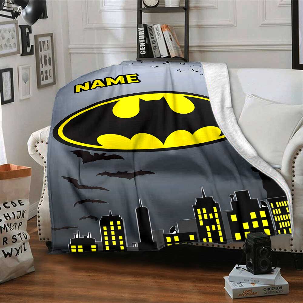 Warner Bros. Films (22) Personalized Text Blanket Cozy Personalized Blanket Comfortable Versatile for Couch Office Chair Seaside Nap for All Occasions
