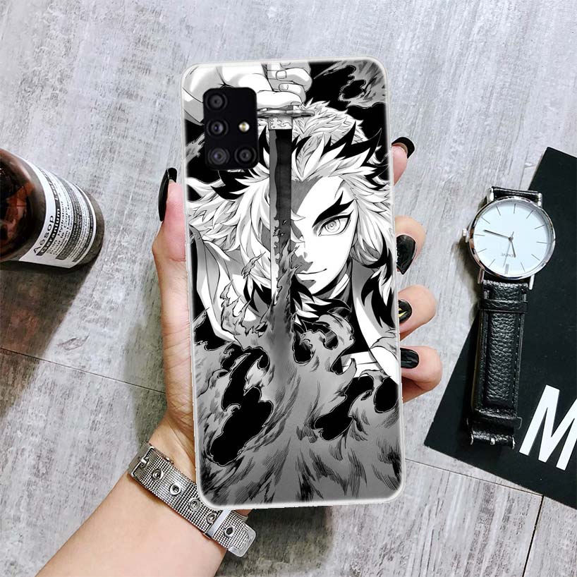 

Чохол для телефону Demon Slayer Rengoku Kyoujurou для Samsung Galaxy A52 A53 A12 A13 A22 A23 A32 A33 A72 A73 A42 A02S A03S 5G A50S Чохол Samsung A13 5G