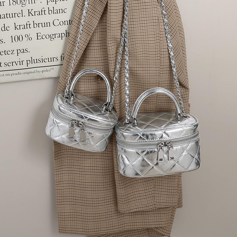 Bag autumn and winter female crossbody new popular bag box bag niche design chain mini bag