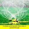 Rotating Irrigation Sprinkler 360 Degree Automatic Rotating Garden Coverage Water Sprinkler Irrigation Water Sprinkler