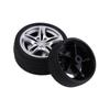 Removable Car Tire Model Rubber Toy Car Modified Parts Realistic Model Car Wheels  Toy Car