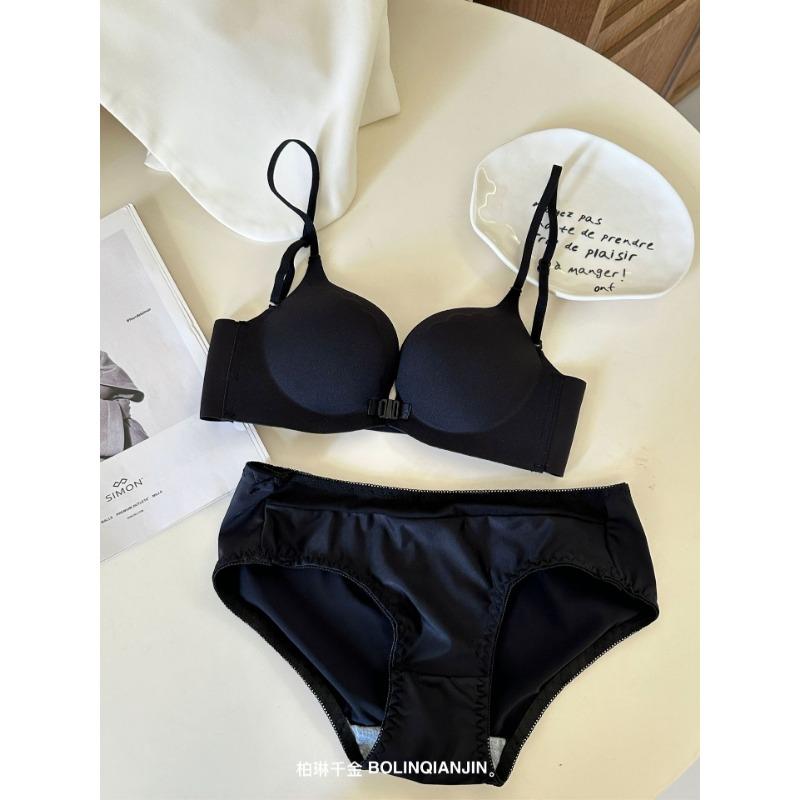 2 Sexy beautiful back artifact front buckle without steel ring underwear women gather one dress and wear more breast bras