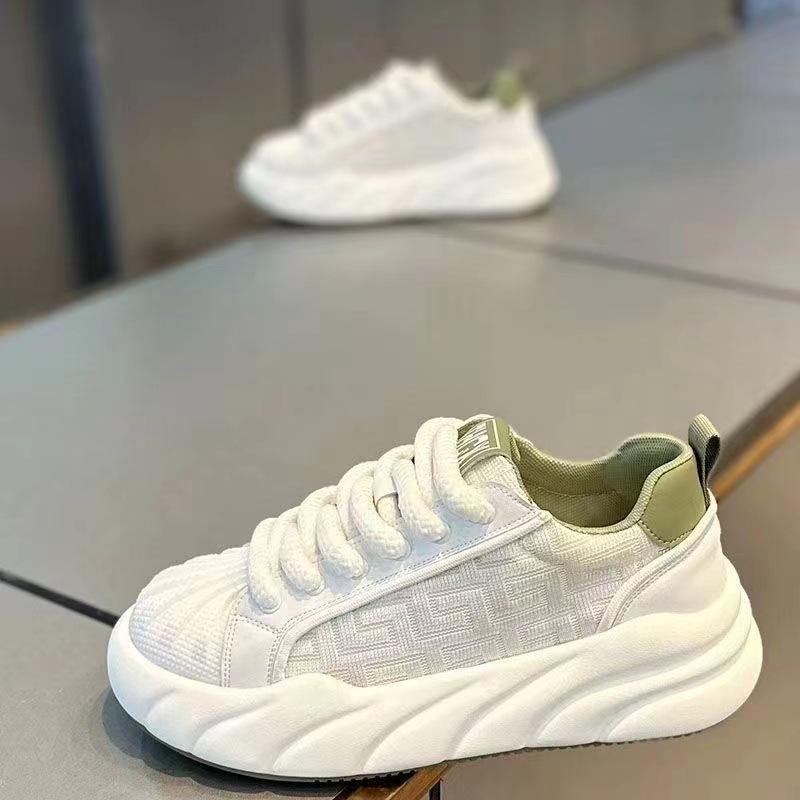 Board shoes men's spring new breathable sports casual shoes youth platform versatile little white men's shoes
