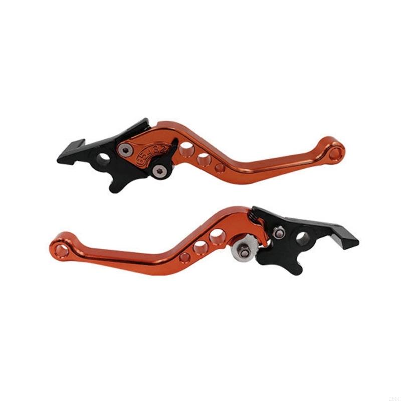 28GC Aluminum Double Disc Brake Handle Lever Adjustable for Motorcycles Scooters Electric Bike Motorcycle Accessories 1Pair
