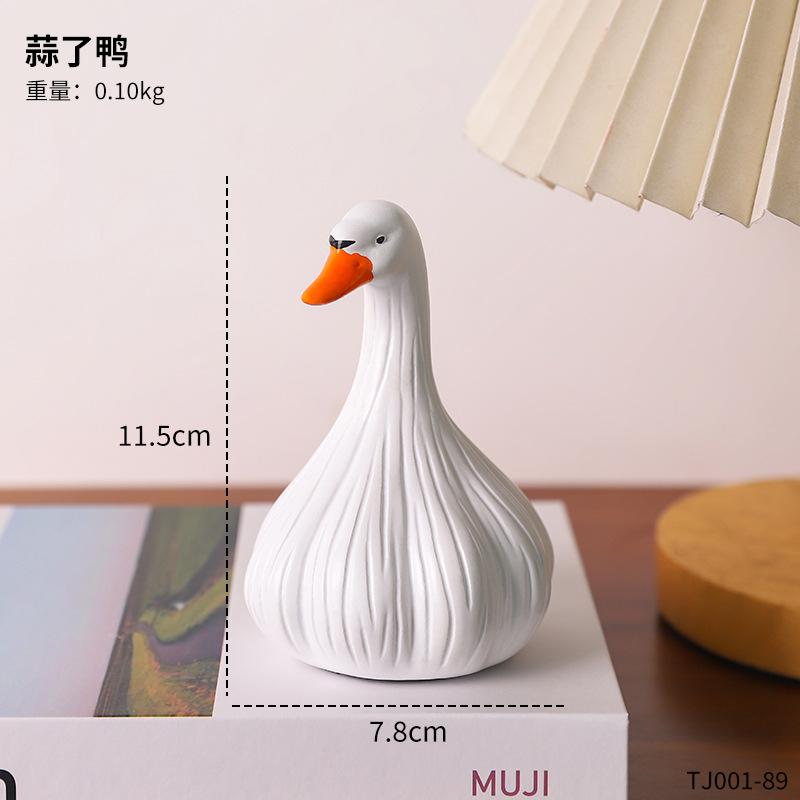 

Garlic Duck Creative Desktop Workstation Decompression Emotional Stability Healing Decorative Ornament Home Decoration