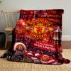 Manchester United Designed Flannel blanket for bedroom, living room, sofa, and nap