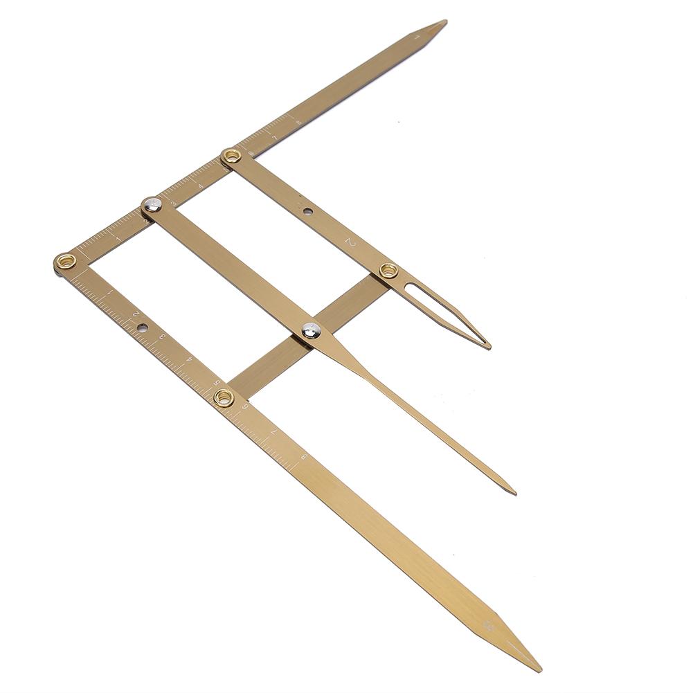 Microblading Tattoo Eyebrow Ruler Golden Ratio Makeup Symmetrical Tool AccessoryGold