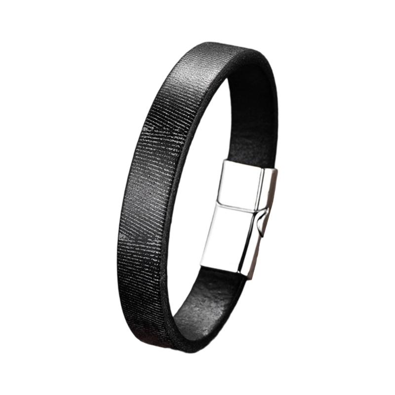 Italian Cowhides Couple Bracelet Handmade Distressed Leather Cuff Unisex Jewelry Accessory For Everyday Stylish Looks