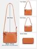 Zency Handbag For Women Genuine Leather Crossbody Multiple compartments